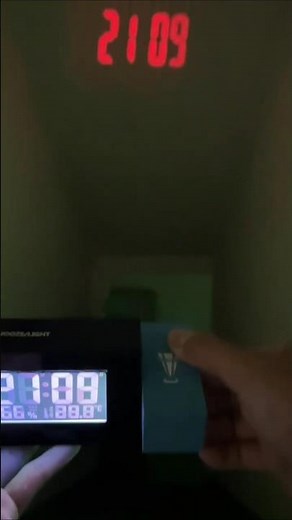 Multifunctional Digital Clock with time projection | #shorts #timeprojectionclock