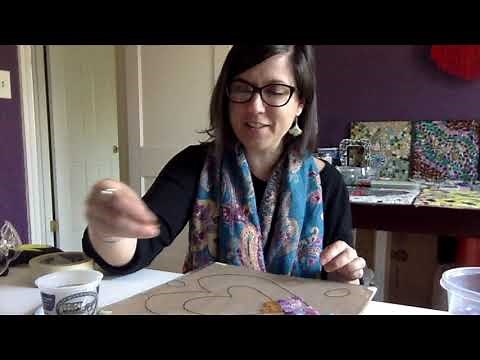 Mosaic Stepping Stones with Sarah McCann