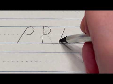 Capital "P" in cursive