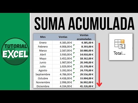 Calcular la SUMA ACUMULADA