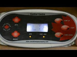 Setting Modes on Balboa TP600 Control Topside