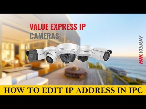 how to change hikvision ip address in cctv