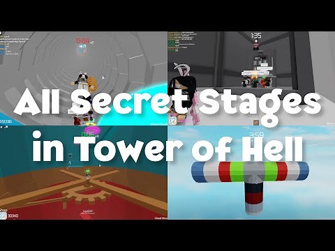 ALL SECRET STAGES in Tower of Hell