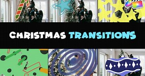Christmas Cartoon Transitions | FCPX