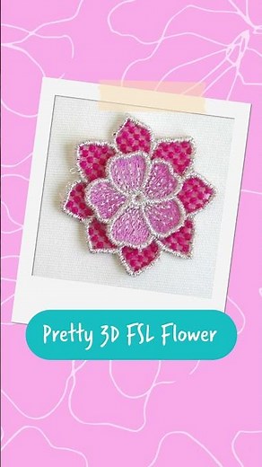Spring FSL Embroidery Flowers (Lace Embroidery)