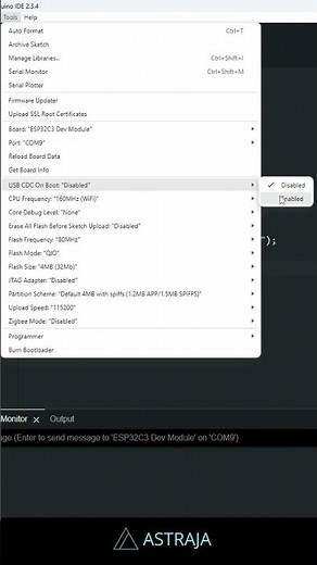 ESP32 Serial print doesnt work in Serial Monitor #arduino #esp32 #electronics