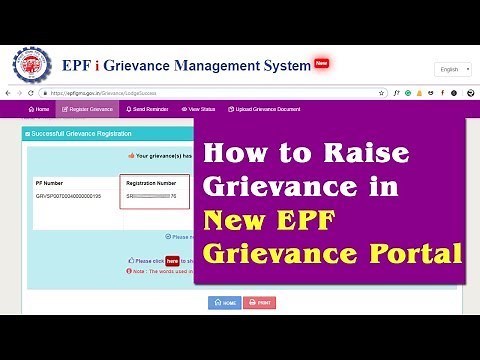 How to Raise Grievance in New PF Grievance Portal