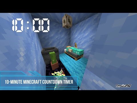 10 Minute Minecraft Countdown Timer with Relaxing Music