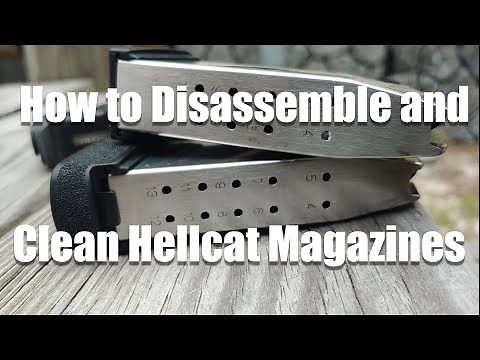 How to Disassemble and clean Springfield Hellcat Magazines