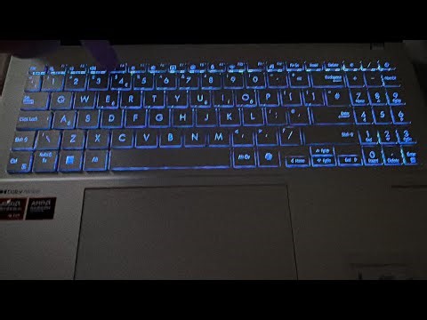 Laptop Keyboard How to Turn On | Off The Light on ASUS Vivobook