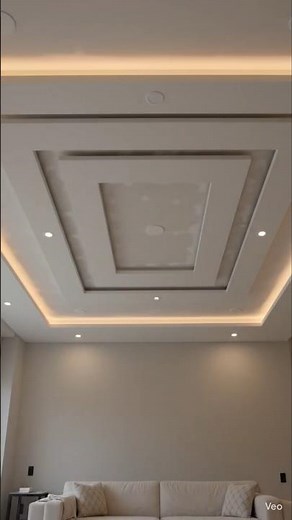 Modern Gypsum Ceiling Installation | Luxury False Ceiling Design | Drywall Ceiling Process 4K
