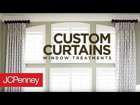 Custom Curtains and Drapes for Large Windows | JCPenney In-Home Decorating