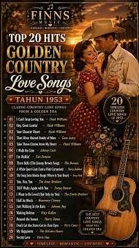 Top 20 Golden Country Love Songs of 1954 ❤️ Classic Country Hits | FINNS MUSIC