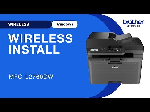 DCPL2640DW wireless setup - Windows