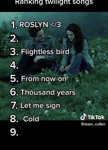 Ranking Twilight Songs: Top 10 Creations