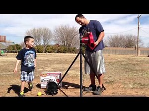 Heater basehit pitching machine setup/assembly