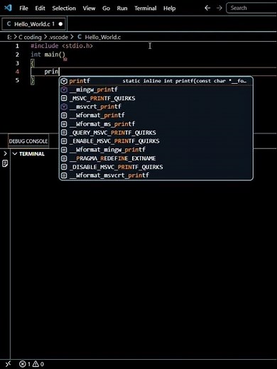 Hello, World! in C | Your First C Program | Beginner C Programming Tutorial | ‪@pointerlab‬