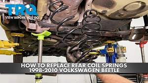 How to Replace Rear Coil Springs 1998-2010 Volkswagen Beetle