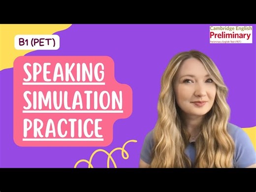 PET Exam Practice - PET Speaking Part 3