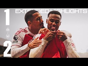 GABRIEL INJURY TIME WINNER ⏱️ | EXTENDED HIGHLIGHTS | Newcastle United 1-2 Arsenal | Premier League