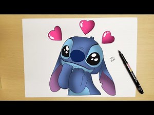 How to draw Stitch | Stitch and Lilo | sketches || Step by step