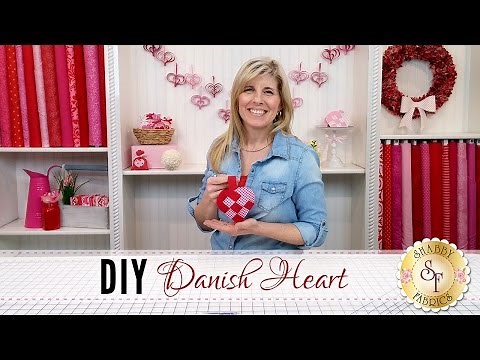 DIY Danish Heart Valentine | a Shabby Fabrics DIY Craft Tutorial