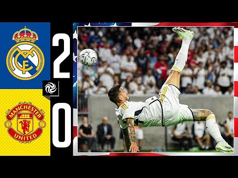 Real Madrid 2-0 Manchester United | Highlights | Houston