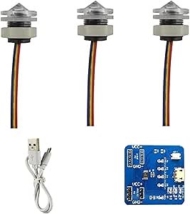 Food Grade Optical Infrared Water Liquid Level Sensor 500mm Cable High Sensibility, Working with Liquid Level Controller(Pack of 3)