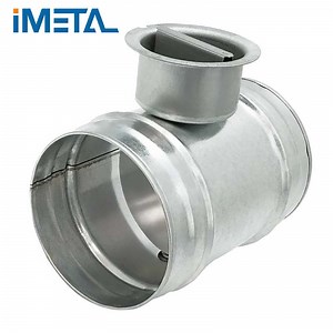 [Hot Item] HVAC Duct Regulator Pengatur Damper Metal Adjustment Airflow Ducting Backdraft Damper