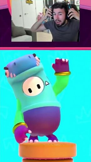 PRIMERA PARTIDA DE WILLYREX EN FALL GUYS Y LA GANA #Shorts