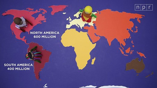 394K views · 531 shares | The United Nations estimates the world's population could reach nearly 10 billion by 2050. Current tallies put it around 7.6 billion. But where exactly do most of those people live? | NPR | Facebook