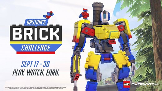 4K reactions · 671 shares | Unlock adorable brick-themed cosmetics, including sprays, player icons, and the legendary Bastion Brick skin. Bastion’s Brick Challenge is live until September 30! Blizz.ly/BrickBastion | LEGO | Facebook