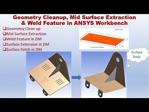 Geometry Clean-up | Mid-Surface Extraction using ANSYS DesignModeler
