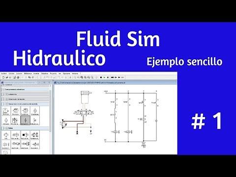 FluidSim Hidráulica, Ejemplo sencillo