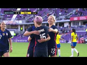 USWNT vs. Brazil: Megan Rapinoe Goal - Feb. 21, 2021