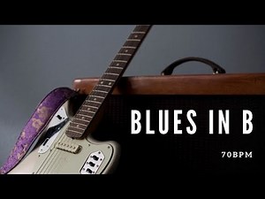 Blues Backing Track in B
