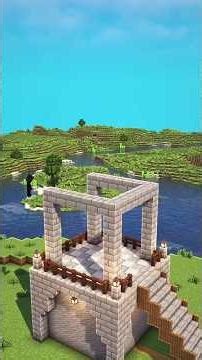 Minecraft Lighthouse Tutorial 🏡 #minecraft #shorts