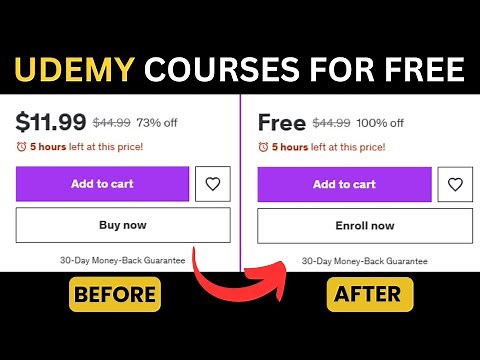 How to get Udemy Paid Courses for FREE ! [with Free Certificates]