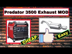 Predator 3500 Generator Exhaust Extension MOD