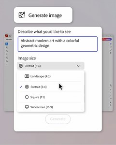 5.5K reactions · 44 shares | With Acrobat Pro, you can use a text prompt to generate extraordinary images and watch your ideas come to life. | Adobe Acrobat | Facebook