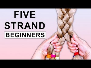 5 Strand Braid Tutorial for COMPLETE Beginners | Easiest Step-by-Step Guide