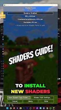 How To Add Shaders to Minecraft PC