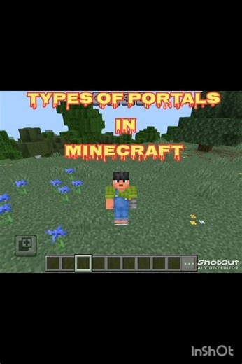 How Many Portals Exist in Minecraft? 🔥🔮 Nether vs End! #minecraft #minecraftshorts #gaming #shorts