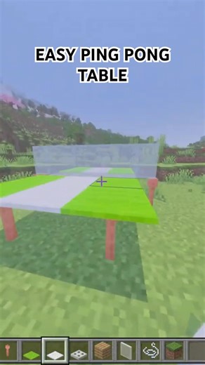 Minecraft Super Easy Ping Pong Table Build #minecraft #minecraftbuilding #ps5 #minecraftideas #fyp