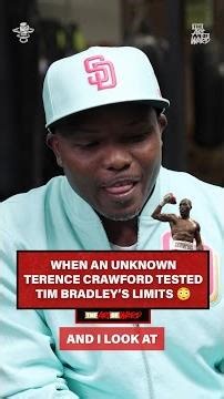 Tim Bradley on an unknown Terence Crawford taking it to him in sparring back in 2011 😲