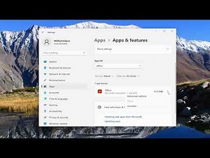 Uninstall Microsoft Office Professional 2021/2019 in Windows 11