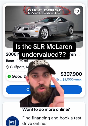 Is the SLR McLaren undervalued? #carsoftiktok #mercedes #slr #mclaren #slrmclaren