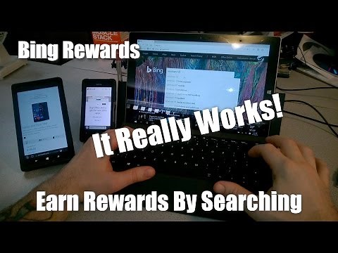 BING REWARDS - A Review and Demo - Earn Rewards By Searching