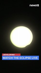 37K views · 145 reactions | WATCH LIVE: Streaming video of the 2024 eclipse - https://tinyurl.com/bdzkcvsc | News 12 Connecticut | Facebook