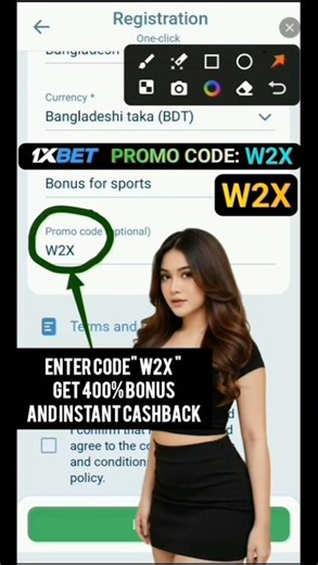 1xBet Promo Code WZX | 100% Bonus Trick | Free Welcome Bonus 💸 #shorts